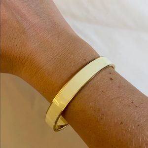 Ivory & Gold Kate Spade Bangle